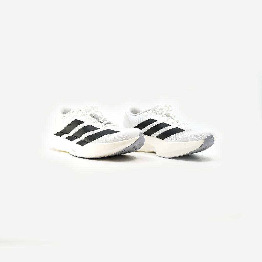 阿迪达斯 Adizero Adios Pro 3 - 水晶白 / 亮柠檬黄 / 渐变蓝