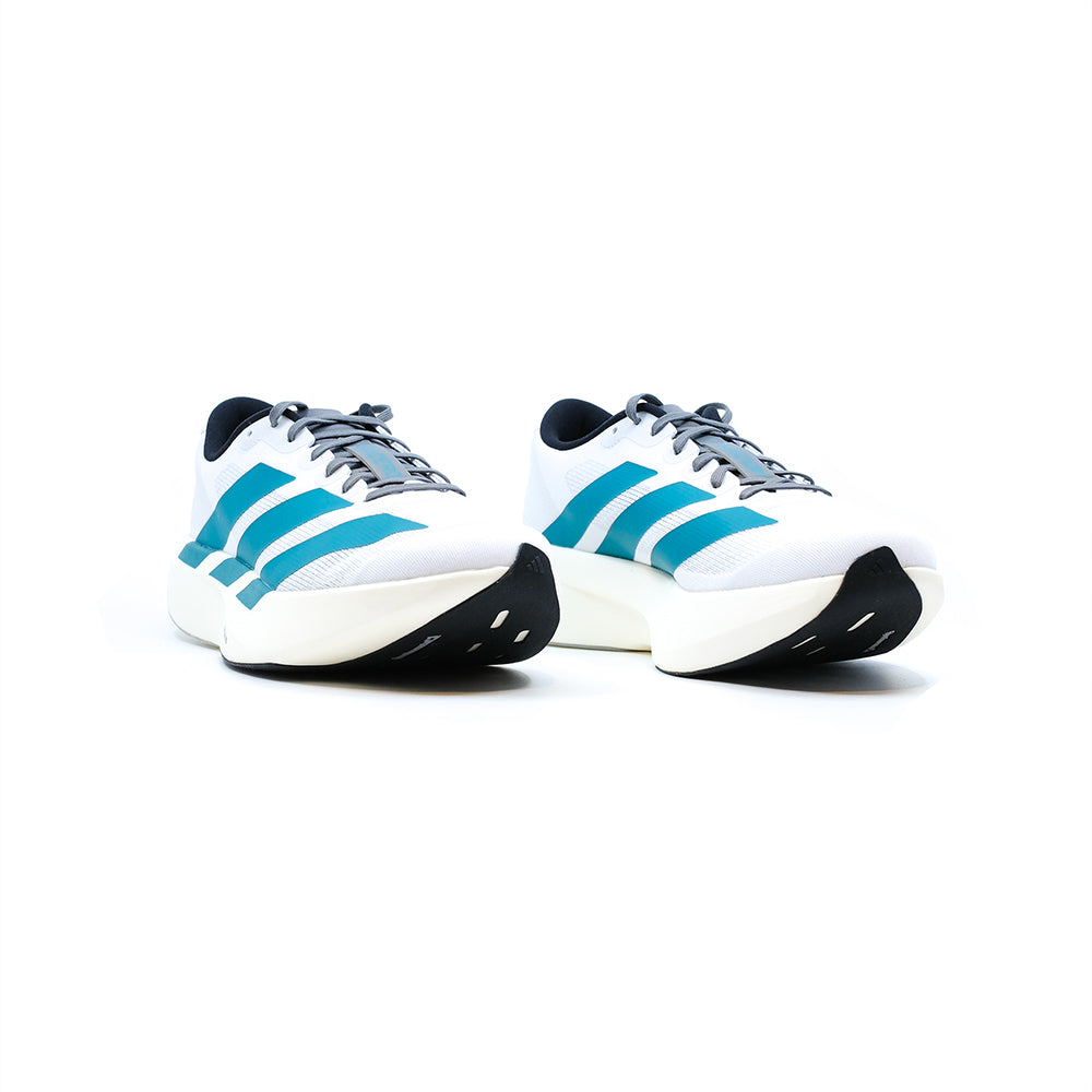 阿迪达斯 Adizero Adios Pro 3 - 水晶白 / 亮柠檬黄 / 渐变蓝