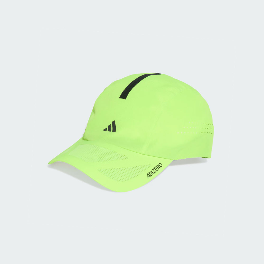 Adidas Adizero Lightweight Climacool Cap - Lucid Lemon/Black Reflective