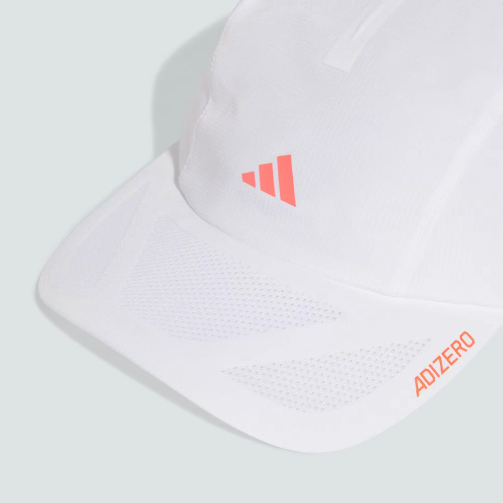 Adidas Adizero Lightweight Climacool Cap - White/Lucid Red