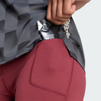 Adidas Adizero Womens NYC Running Leggings - Maroon