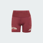 Adidas Adizero Womens NYC Running Leggings - Maroon