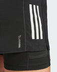 Adidas Own The Run 2-in-1 Shorts - Black (Womens)