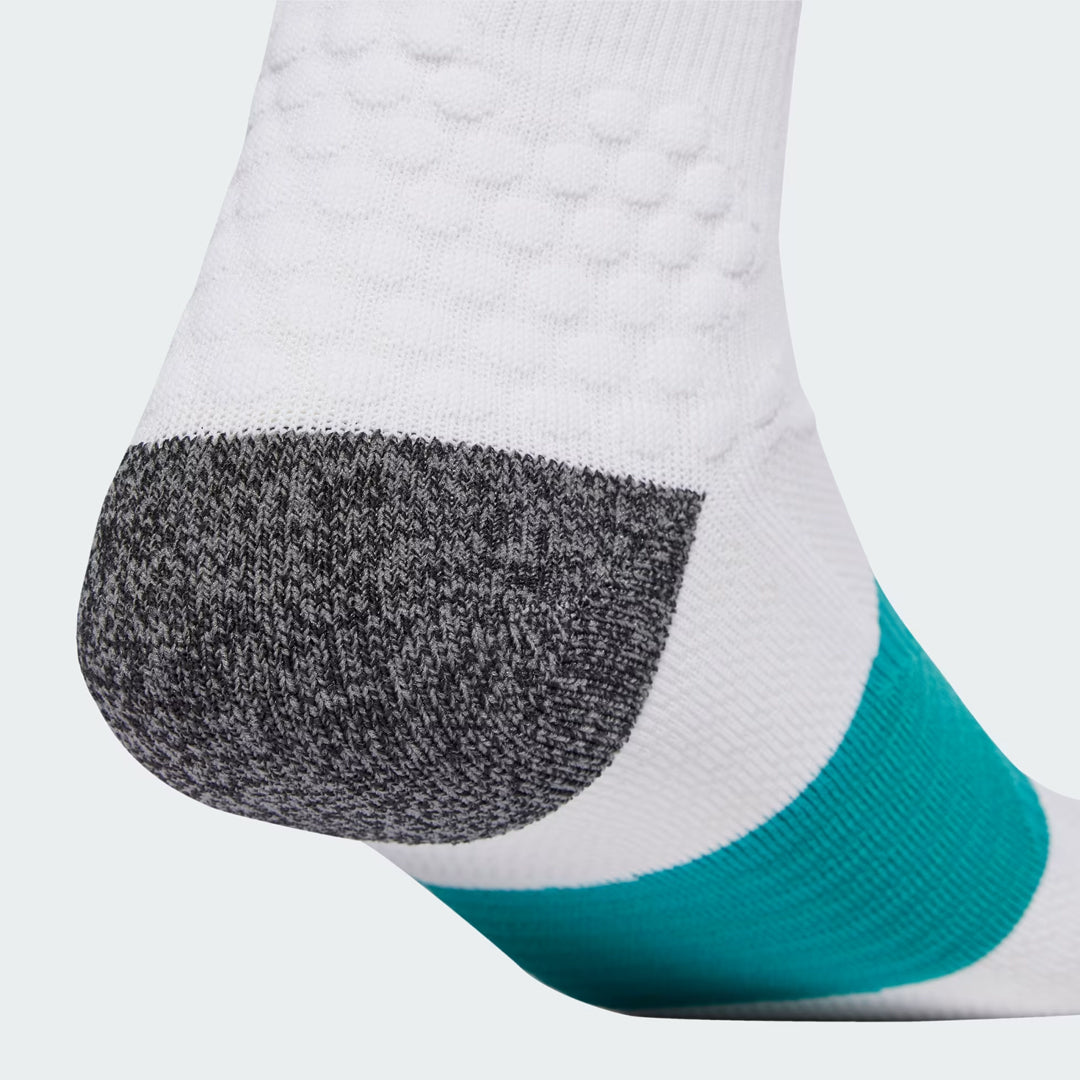 Adidas RunxBoost Socks - White/Pure Teal