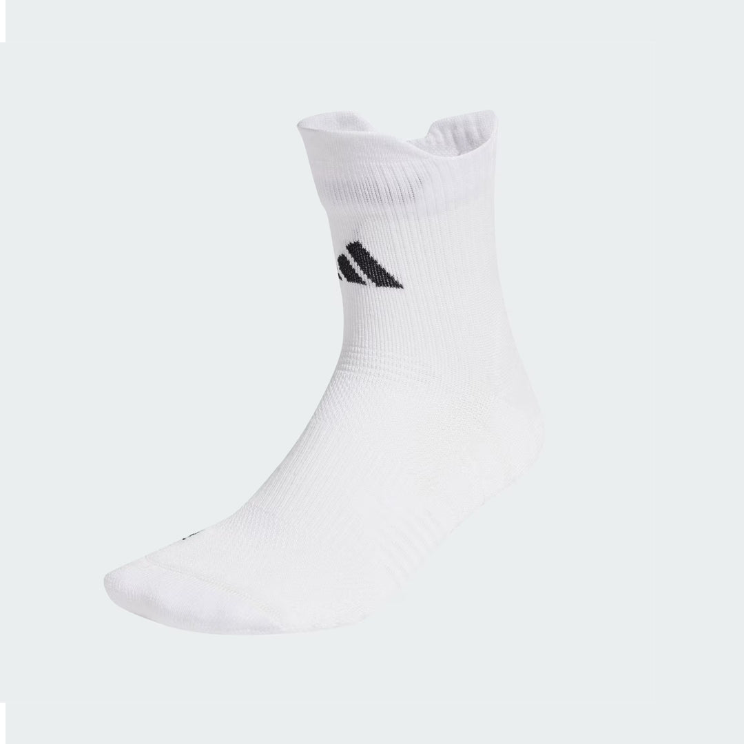 Adidas RunxCushioned Socks - White/White/Black