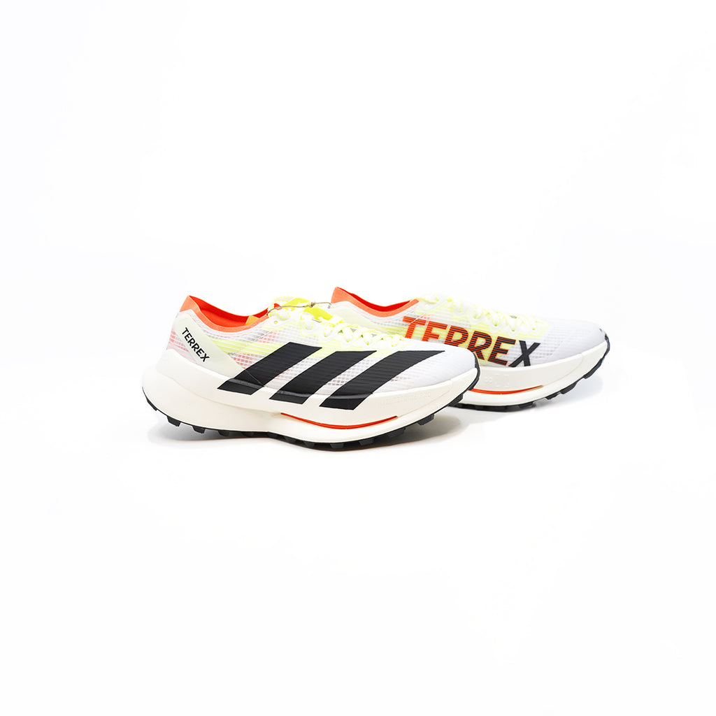 Adidas Terrex Agravic Speed Ultra 2 Trail Running Shoes - Cloud White/Core Black/Semi Impact Orange