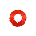ALUGEAR 1x Aero Chainring for 110 BCD 5-Bolt Road/Gravel - Red