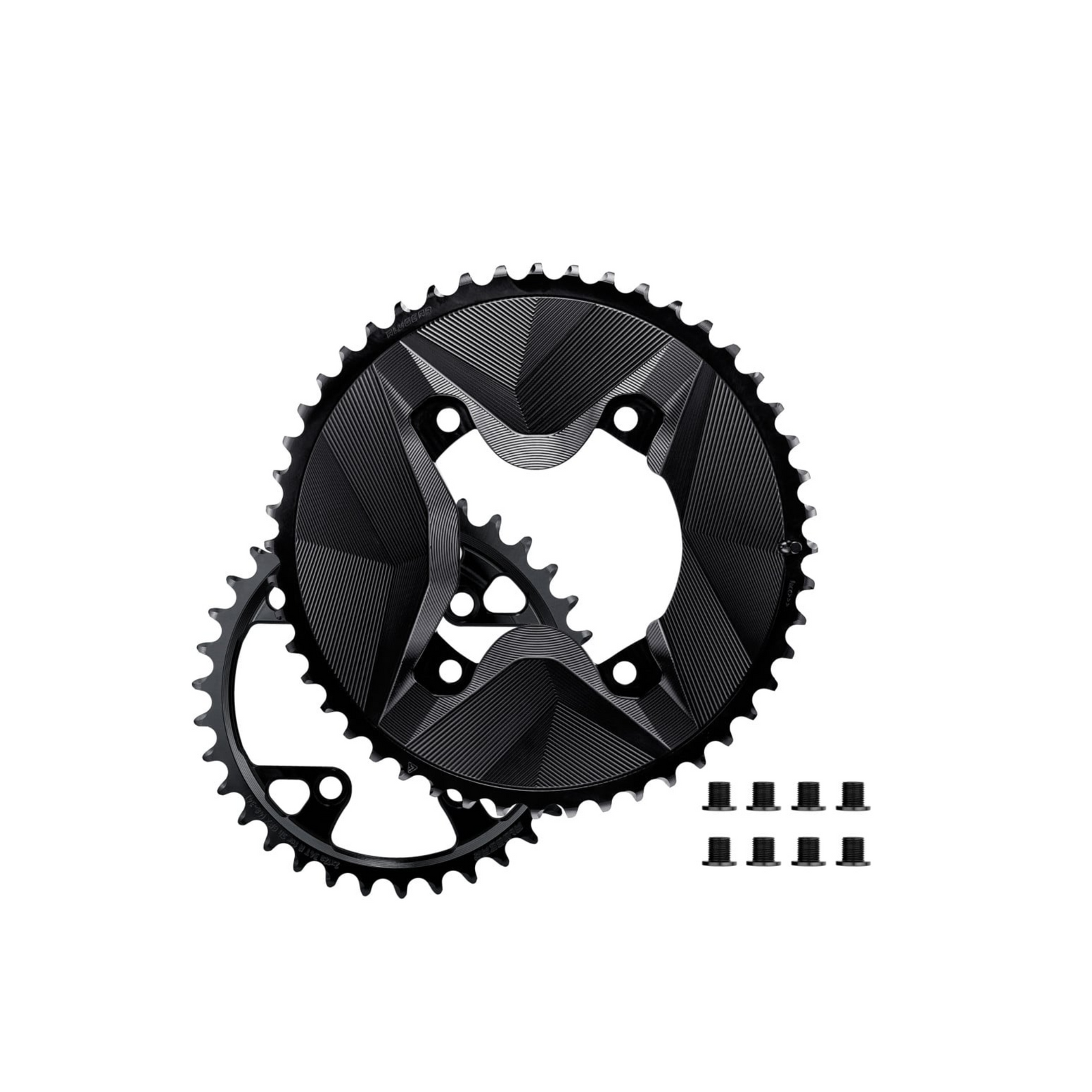 ALUGEAR 2x Aero Chainring for Shimano GRX