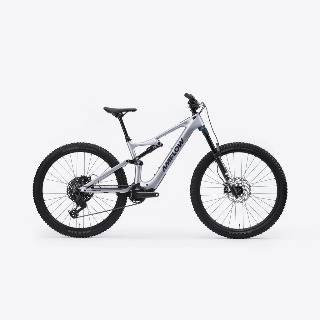 Amflow PL Carbon e-MTB (800 Wh) - Satin Silver