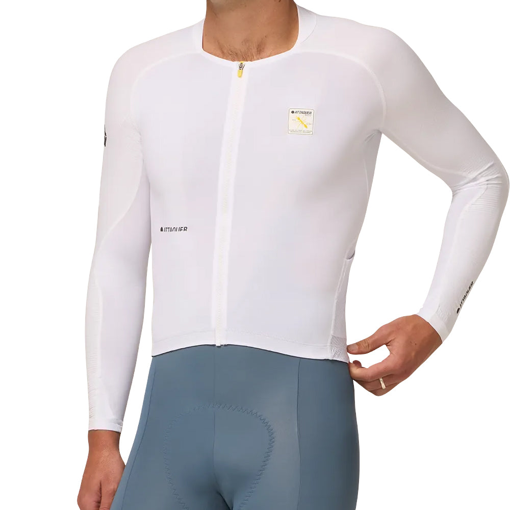 Attaquer All Day 3.0 Lightweight  Long Sleeve Jersey - White