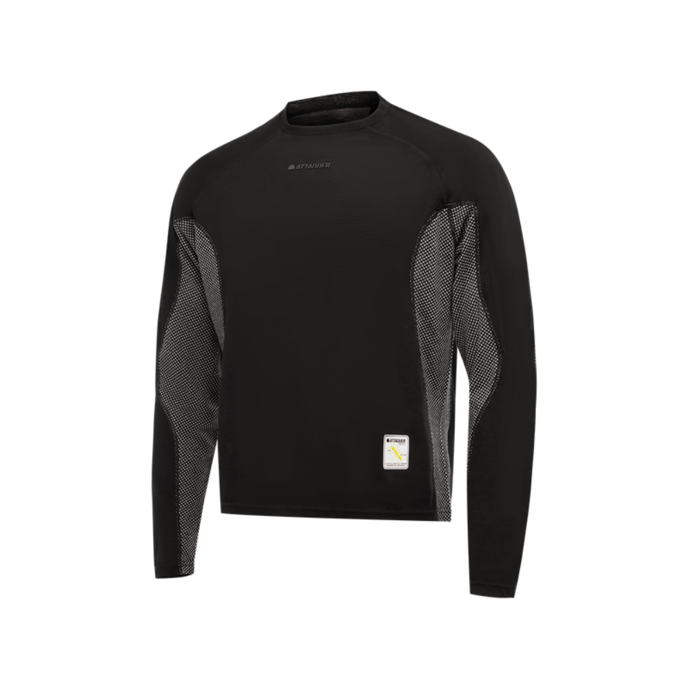 Attaquer Merino Tech Long Sleeve - Black