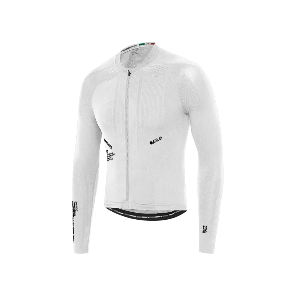 Attaquer OrbKnit Race Jersey Long Sleeve - White