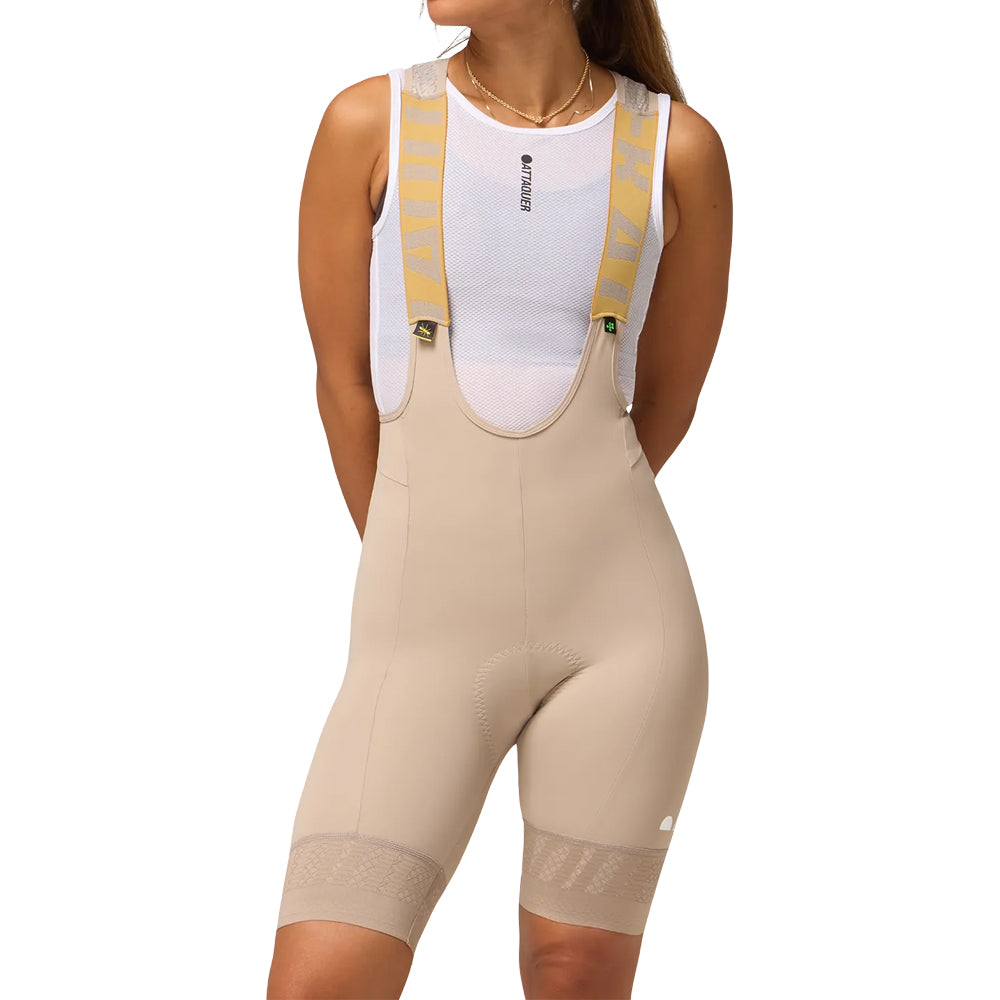 Attaquer Womens All Day 3.0 Bib Short - Eggshell