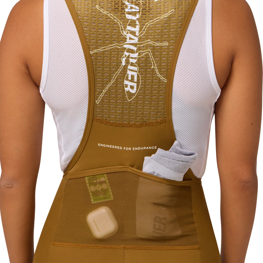 Attaquer Womens All Day 3.0 Cargo Bib Short - Dune