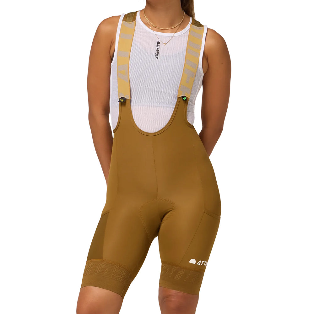 Attaquer Womens All Day 3.0 Cargo Bib Short - Dune