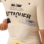 Attaquer Womens All Day 3.0 Jersey - Eggshell