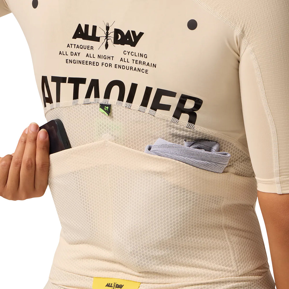 Attaquer Womens All Day 3.0 Jersey - Eggshell