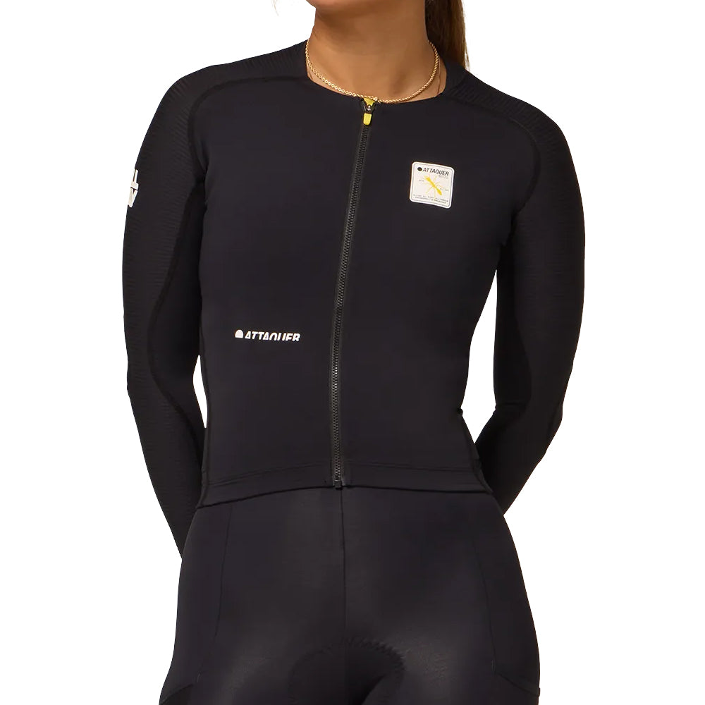Attaquer Womens All Day 3.0 Lightweight Long Sleeve Jersey - Black