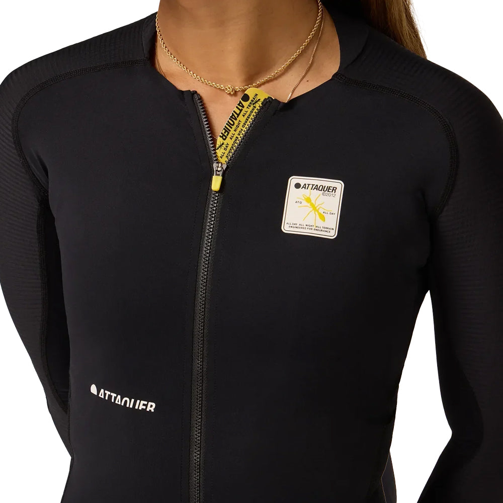 Attaquer Womens All Day 3.0 Lightweight Long Sleeve Jersey - Black