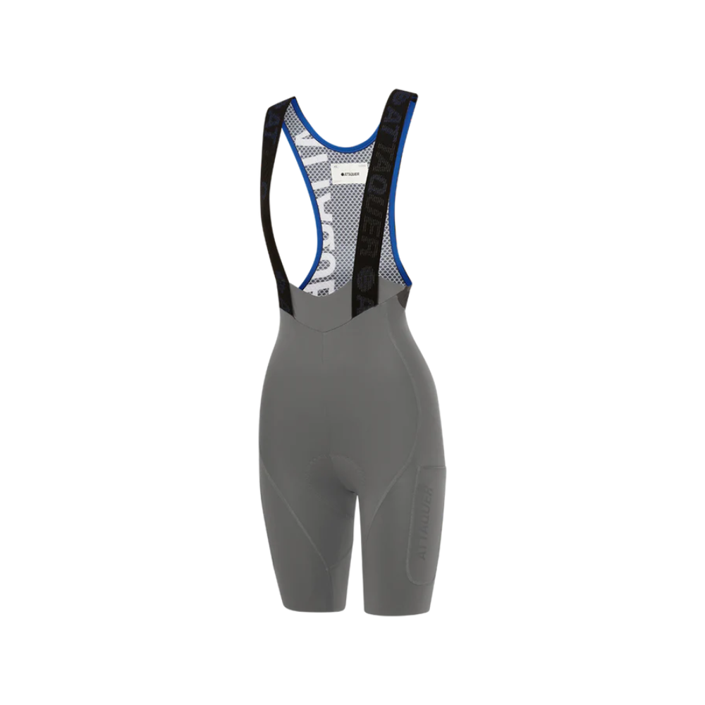Attaquer Womens Race Cargo Bib Short - Anthracite
