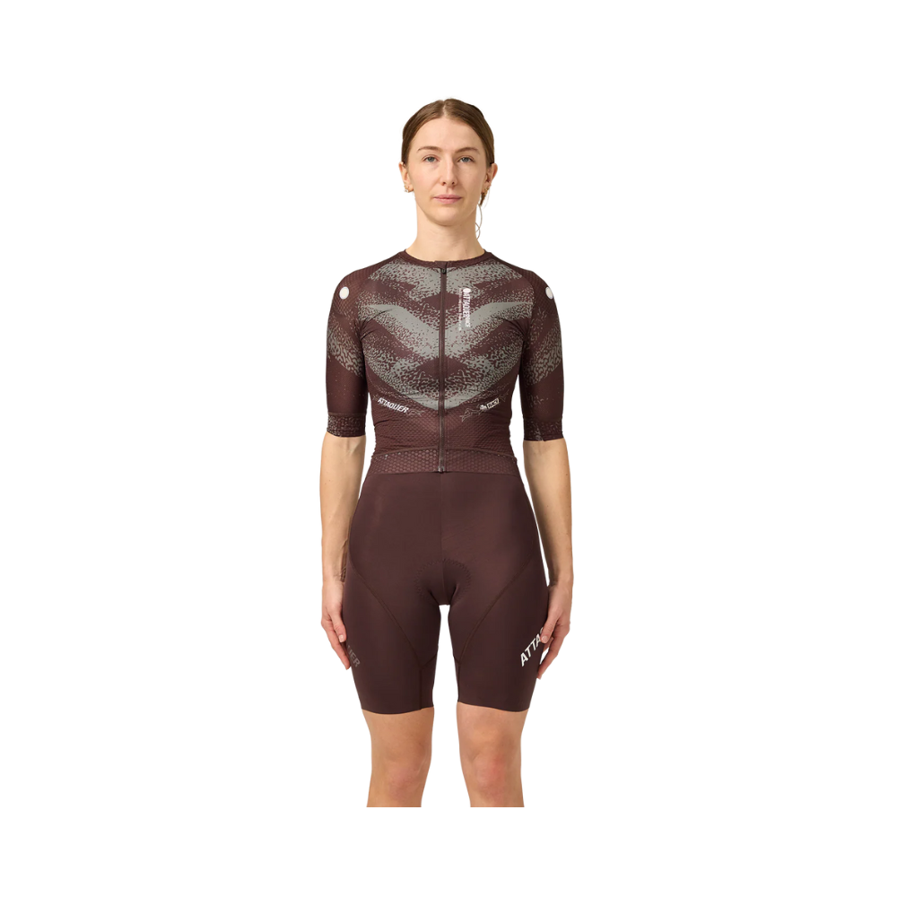Attaquer Womens Race Jersey - Brown