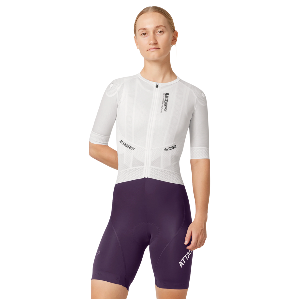 Attaquer Womens Race Jersey -  White