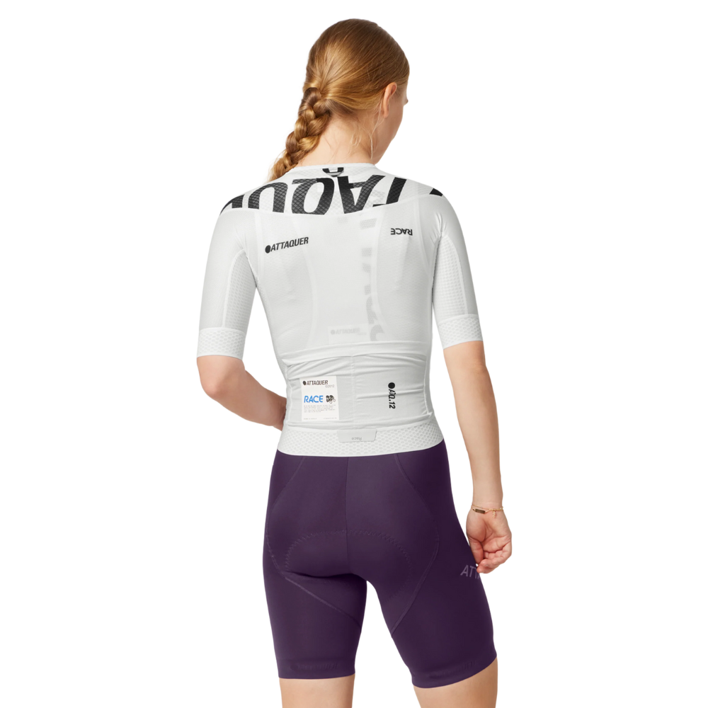 Attaquer Womens Race Jersey -  White