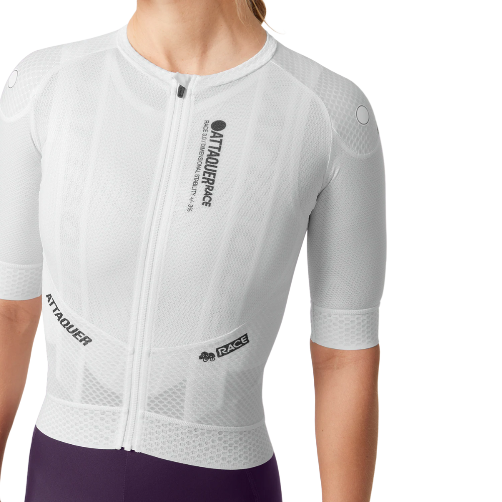 Attaquer Womens Race Jersey -  White