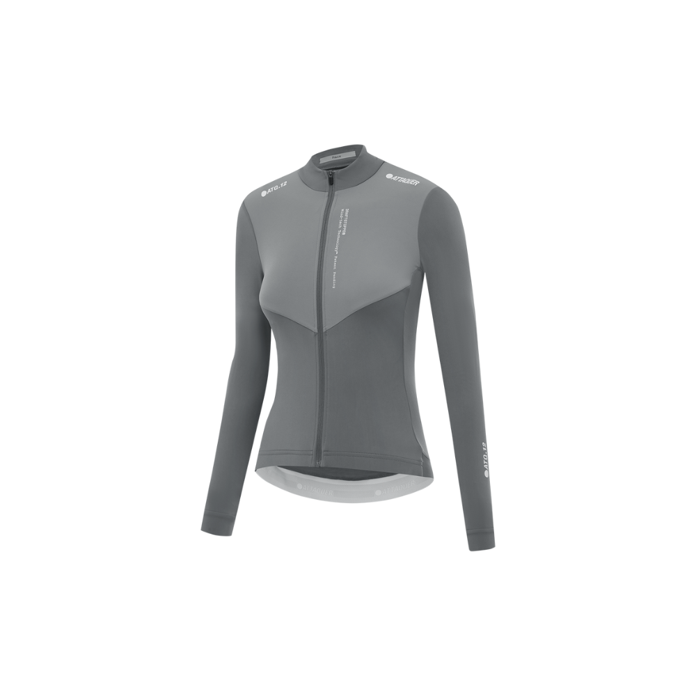 Attaquer Womens Race Winter Longsleeve Jersey - Anthracite