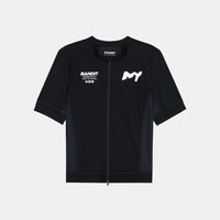 Bandit Running Ares Two-Way Zip Performance Tee - Black