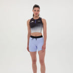 Bandit Running Ares™ Zip Front Race Crop - Black Gradient