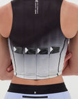 Bandit Running Ares™ Zip Front Race Crop - Black Gradient