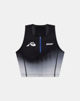 Bandit Running Ares™ Zip Front Race Crop - Black Gradient