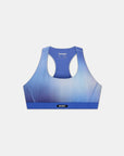 Bandit Running Cadence™ Scoop Neck Run Bra - Deep Peri Blue Gradient