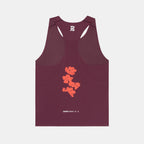 Bandit Running Drift Graphene Racing Singlet - Fleura/Fig