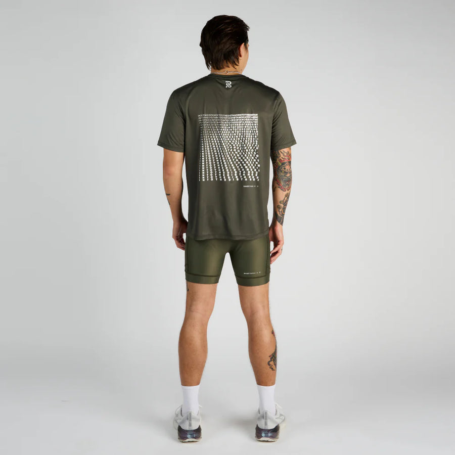 Bandit Drift "Into the Distance" Performance Tee - Olive
