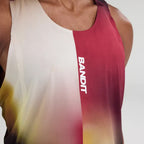 Bandit Running Drift Racing Singlet - Dijon/Fig Gradient