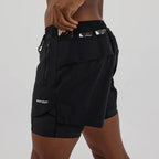 Bandit Running Engineered Vento Duo Distance Short - Black