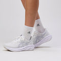Bandit Running Grid Knit Socks - 2 Pack - White/Black