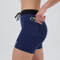 Bandit Running Gridlock 5" Womens Compression Short - NY Navy