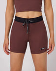 Bandit Running Gridlock 5" Women's Compression Shorts - Chocolate