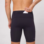 Bandit Running Gridlock 7 Pocket Half Tights - Black