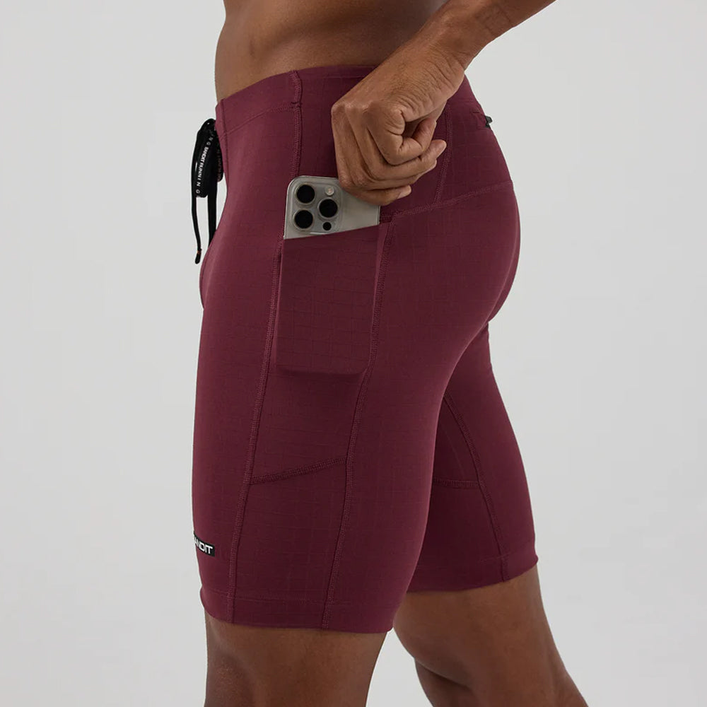 Bandit Running Gridlock 7 Pocket Half Tights - Fig – CCACHE