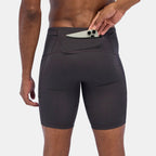 Bandit Running Gridlock™ 7 Pocket Half Tights - Shadow