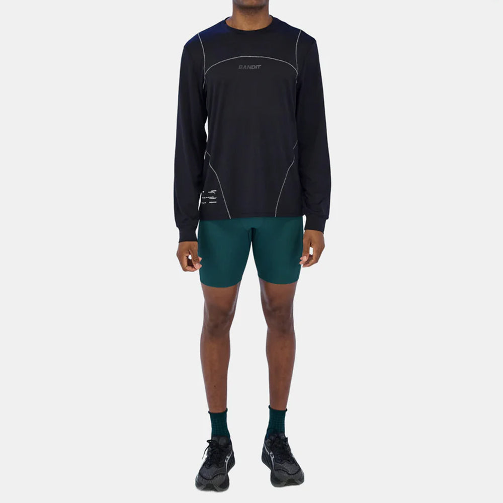 Bandit Running Gridlock™ 7 Pocket Half Tights - Storm