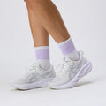 Bandit Running Lite Run Ribbed Socks - 2 Pack - White/Light Thistle