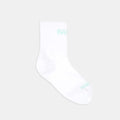 Bandit Running Lite Run Socks - White/Minty Blue - 2 Pack