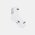 Bandit Running Lite Run™ Spring Motif Quarter Socks - White/Black - 2 Pack