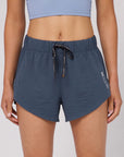 Bandit Running Litewave 4" Women's Rush Short - Storm Grey