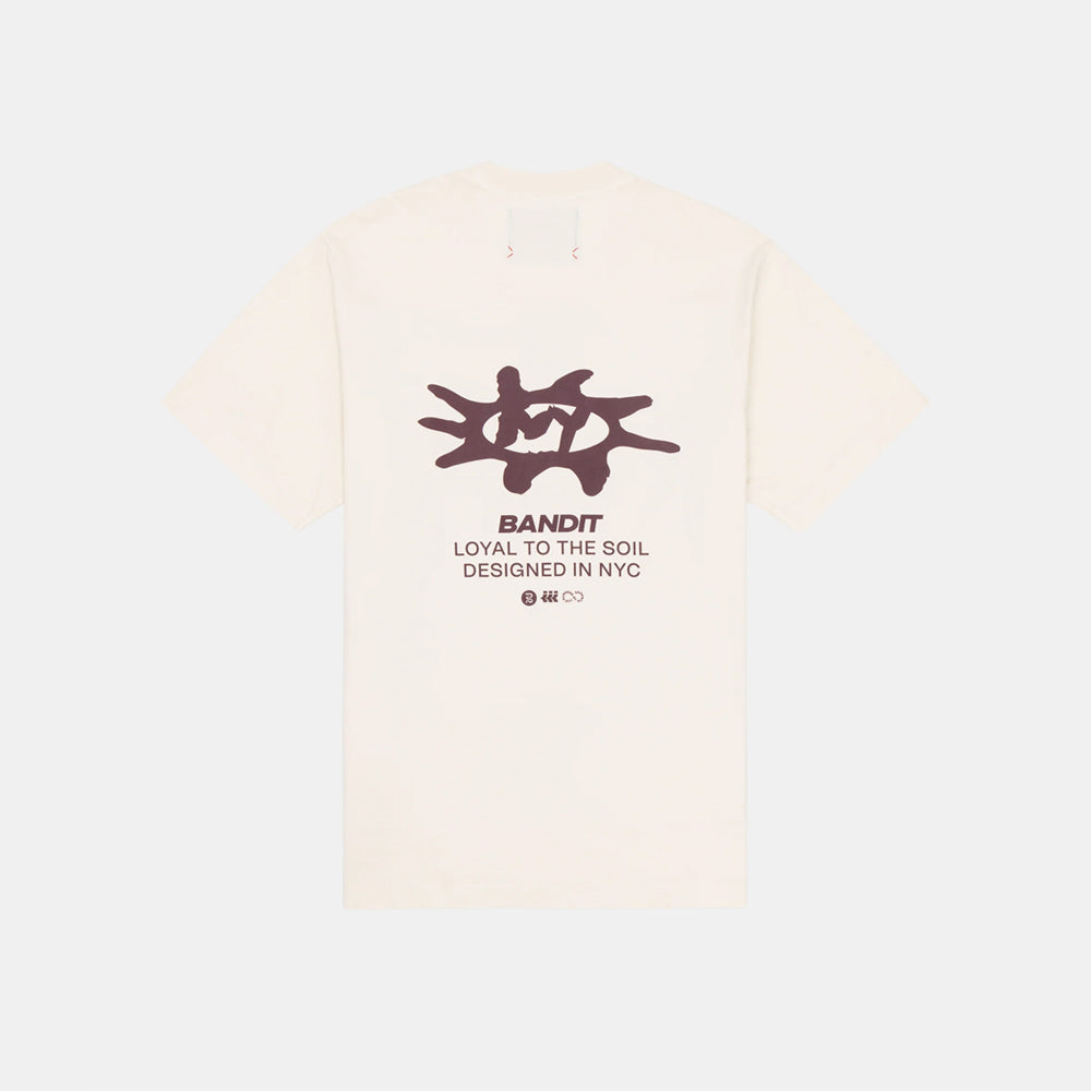 Bandit Running Loyal to the Soil Cotton Tee - Cream